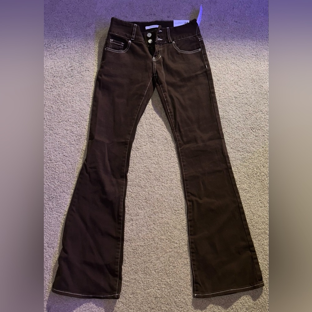Brown bootcut low waisted jeans from pacsun size 24